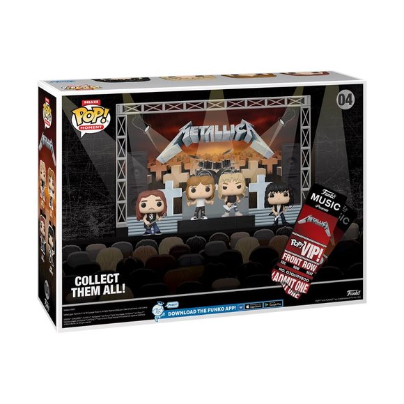 Funko Pop! Moment Deluxe Metallica Master Of Puppets Tour 1986 ~ Sold Out Excl. - Picture 2 of 7